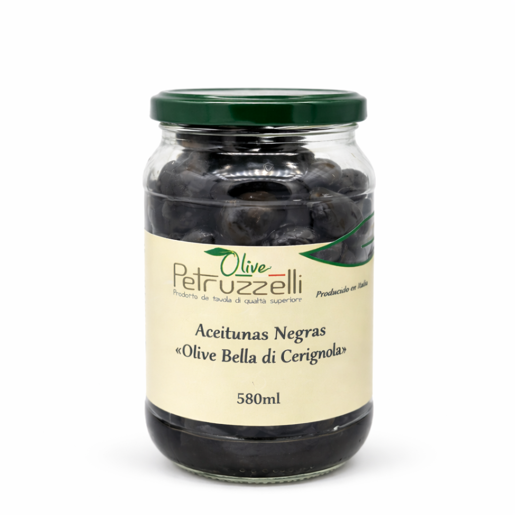 Aceitunas Negras «Olive Bella di Cerignola» 580ml