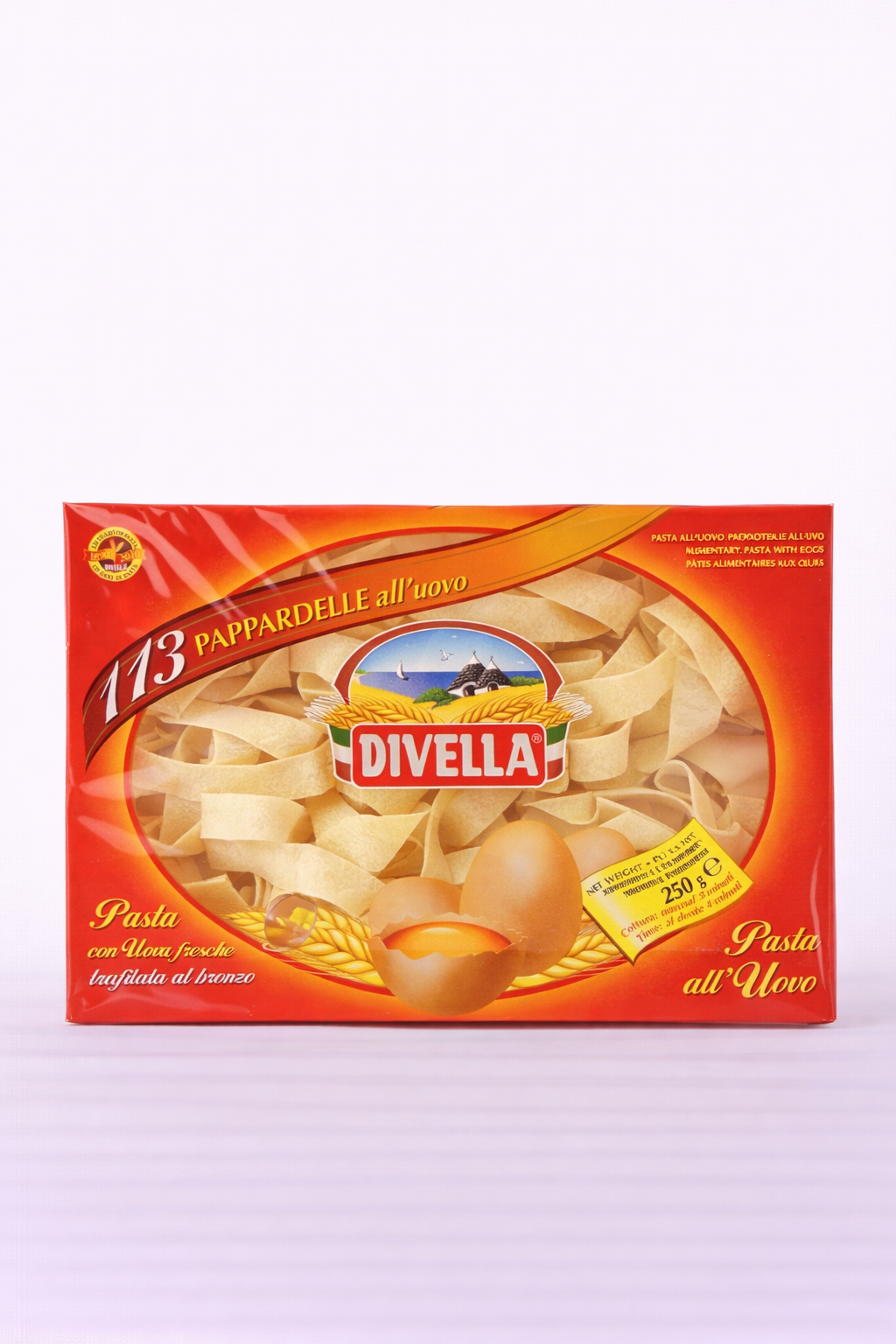 Pappardelle al uovo matasse 250grs. DIVELLA