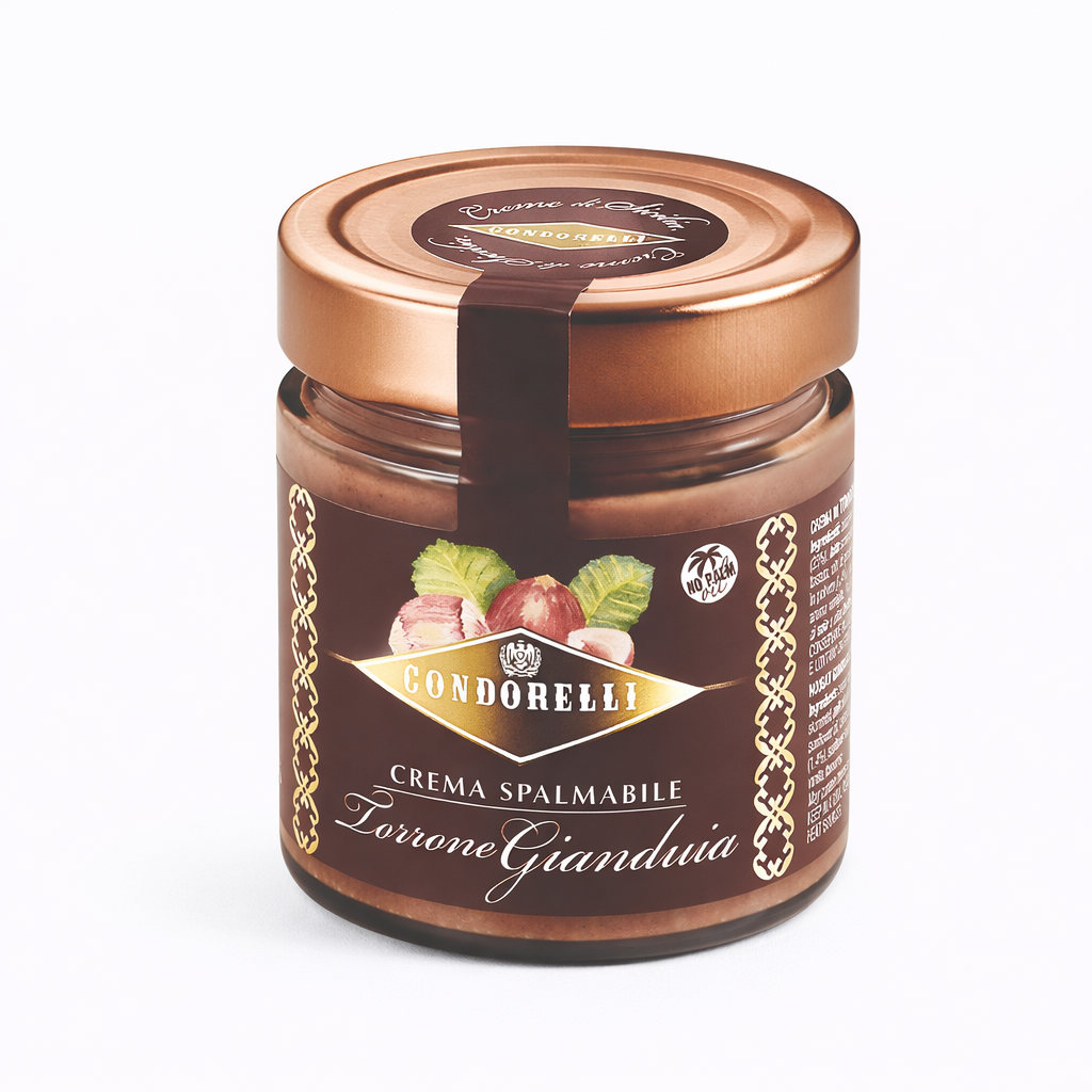 Crema de turron y gianduia 190 grs